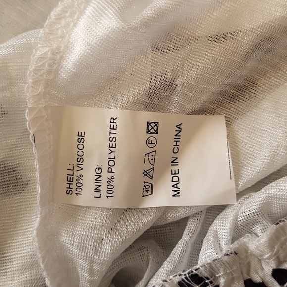 Alelly Dalmatian Print Tiered Short Skirt Large - Picture 6 of 6